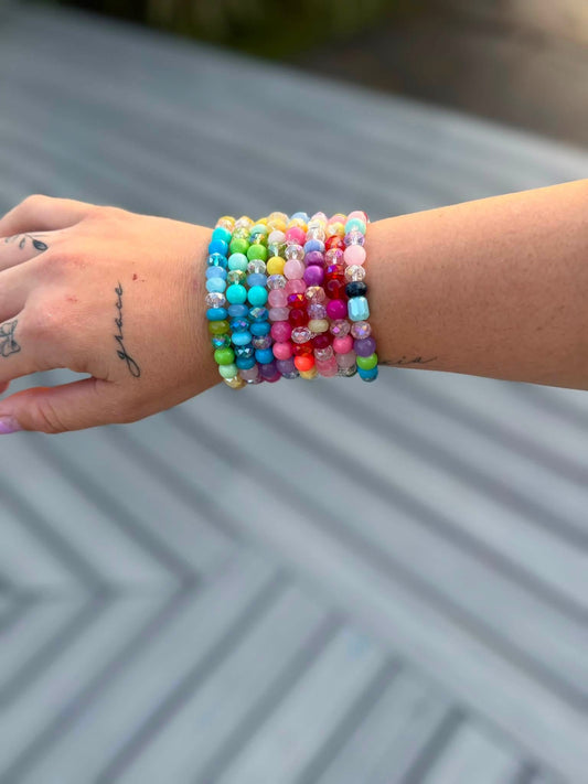 Messy Rainbow Bracelet