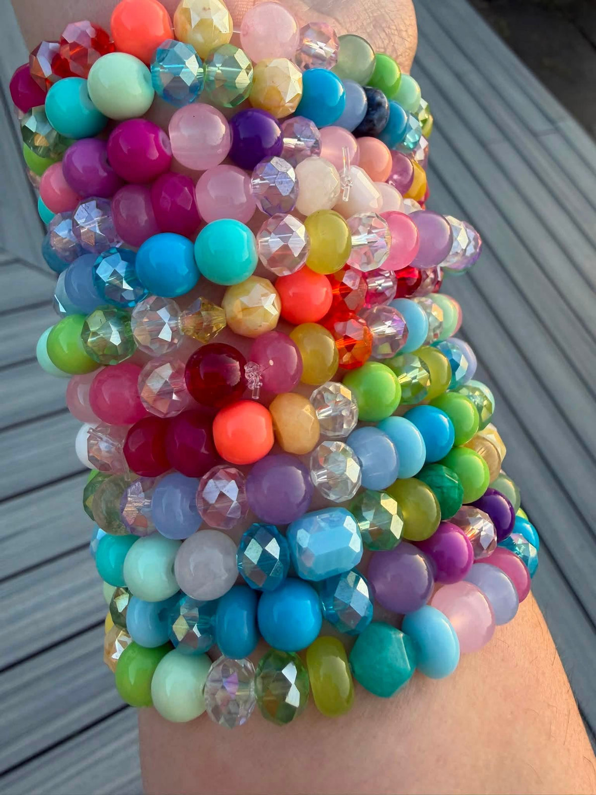 Messy Rainbow Bracelet
